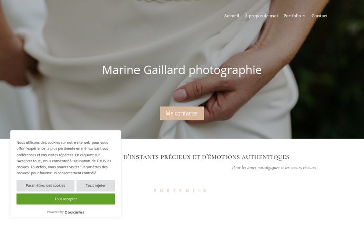 Screenshot of marinegaillard-photographie.com