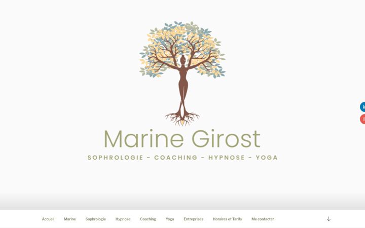 Screenshot of marinegirost.fr