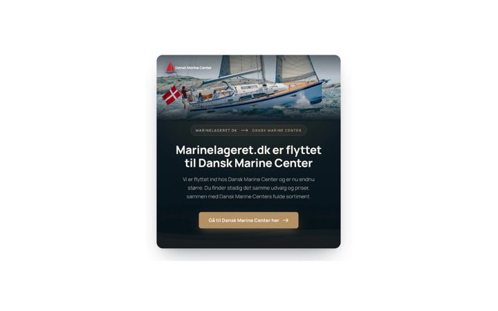 Screenshot of marinelageret.dk