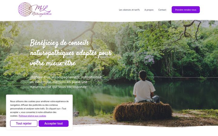Screenshot of marinelefevre-naturopathe.com