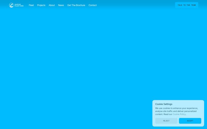 Screenshot of marineplanthire.co.uk