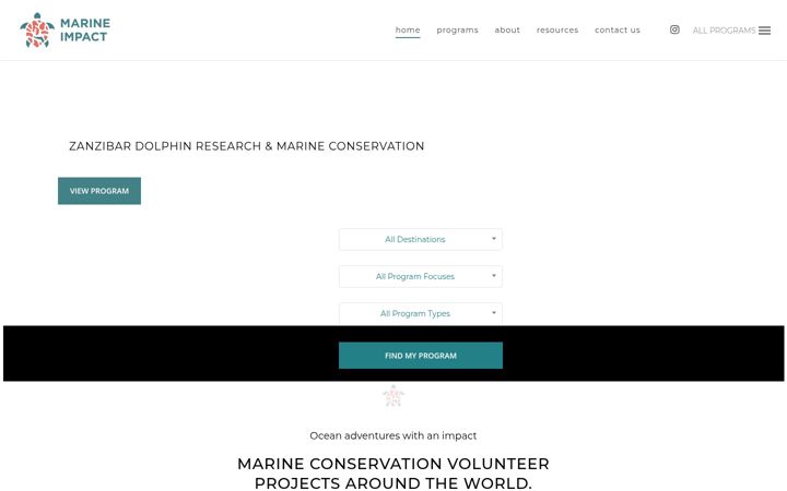 Screenshot of marineresearchprojects.com