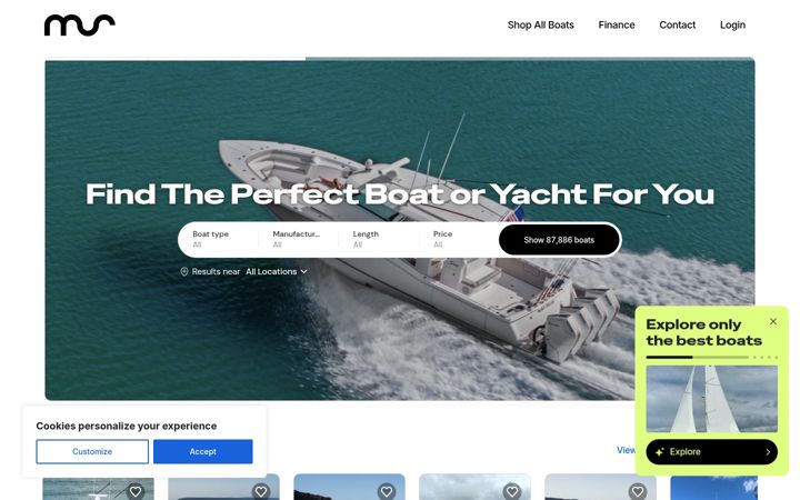Screenshot of marinesource.com