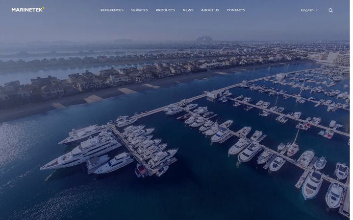 Screenshot of marinetek.net