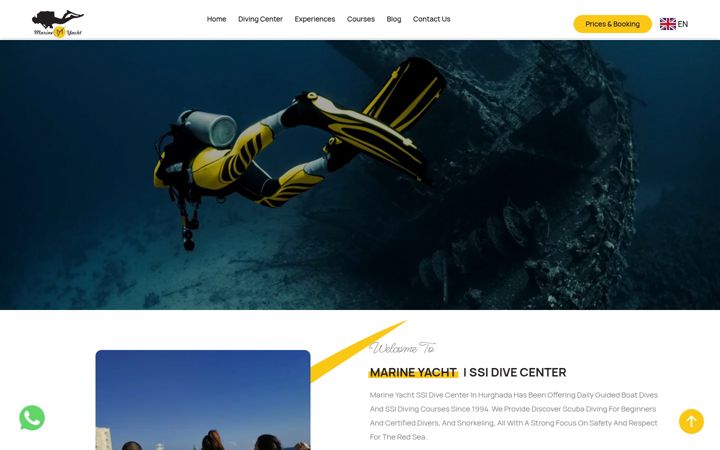 Screenshot of marineyacht.net