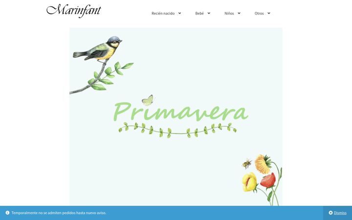 Screenshot of marinfant.com