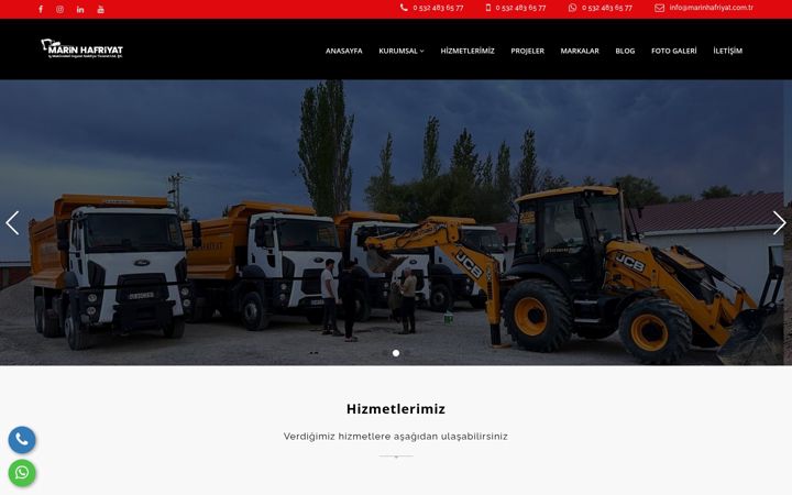 Screenshot of marinhafriyat.com.tr