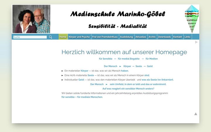 Screenshot of marinho-goebel.de