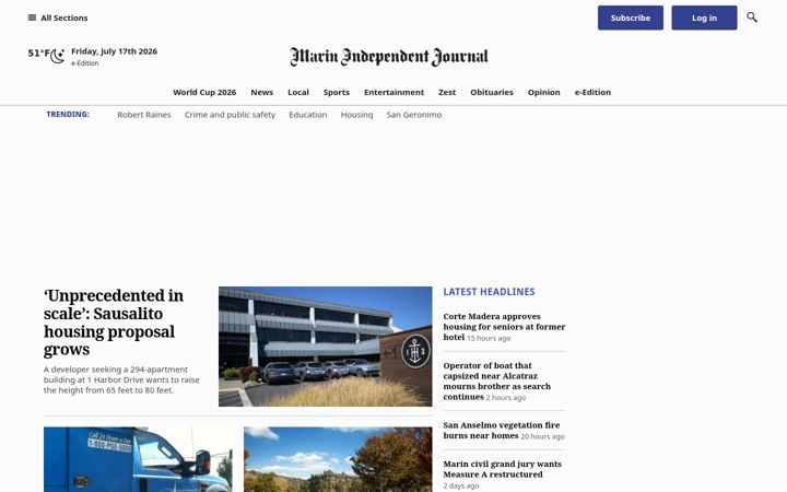 Skärmbild av marinij.com
