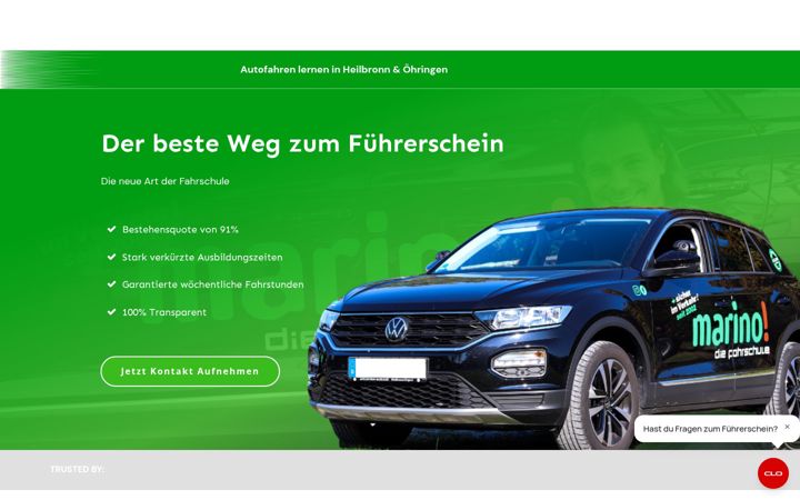 Captură de ecran a marino-fahrschule.de