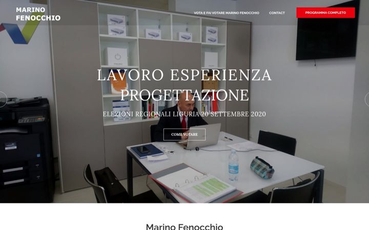 Screenshot of marinofenocchio.it