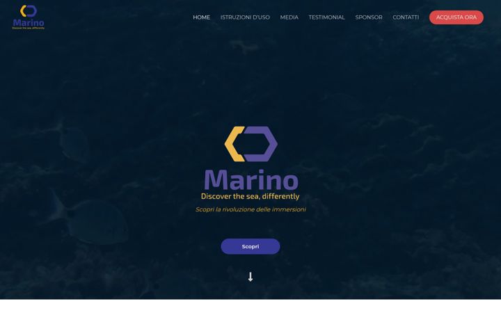 Screenshot of marinomare.it