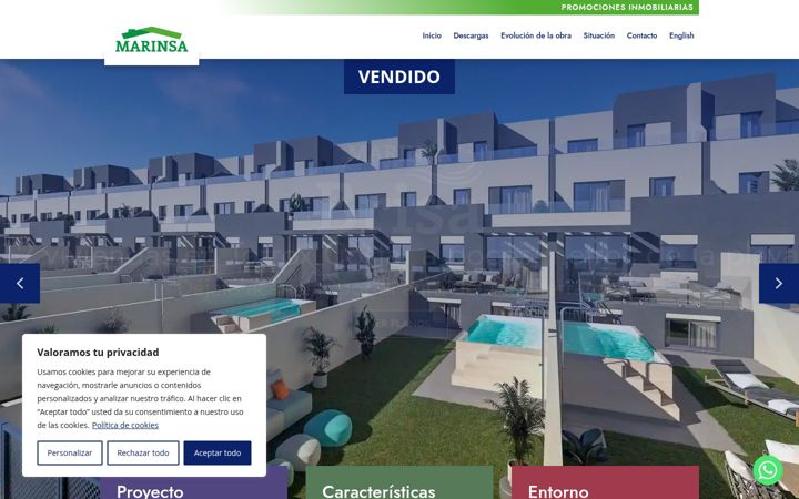 Screenshot of marinsabrisa.com