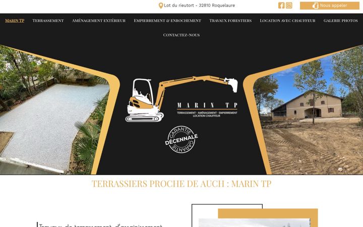 Screenshot of marintp.fr
