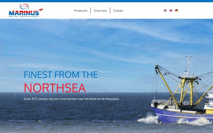 Screenshot of marinusenterprises.nl