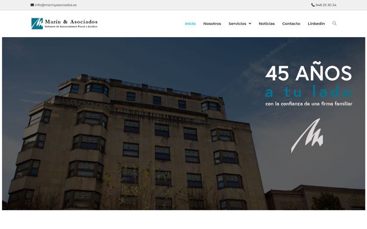 Screenshot of marinyasociados.es