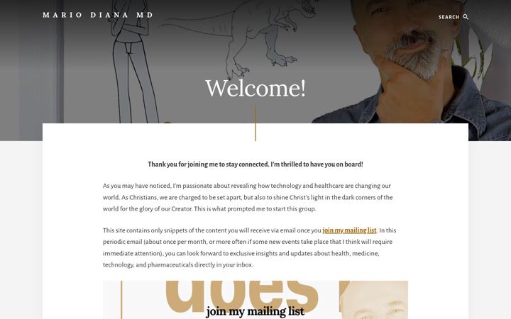 Screenshot of mario-diana.com