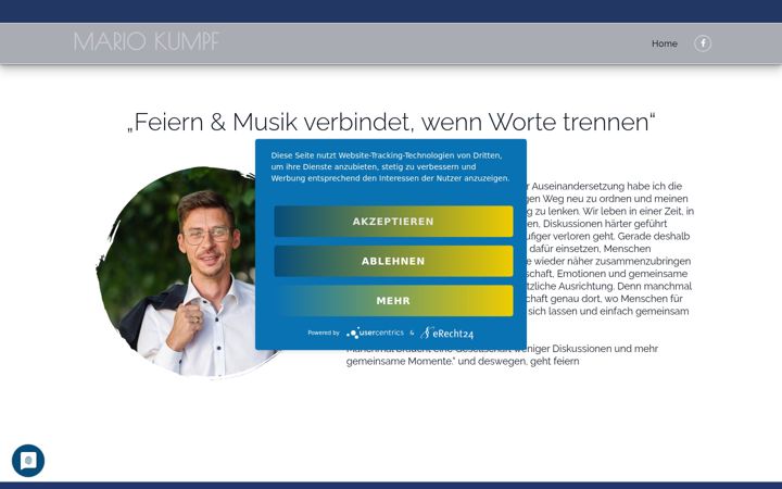 Screenshot of mario-kumpf.de