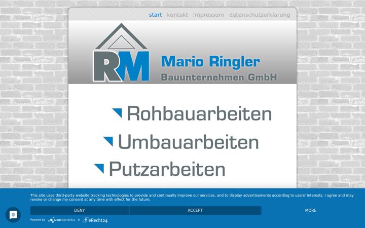Screenshot of mario-ringler.de
