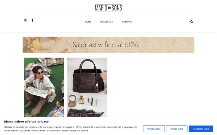 Screenshot of marioandsons.it