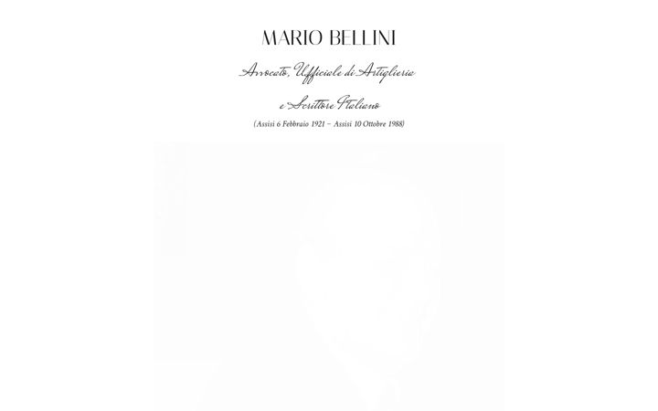 Screenshot of mariobellini.org