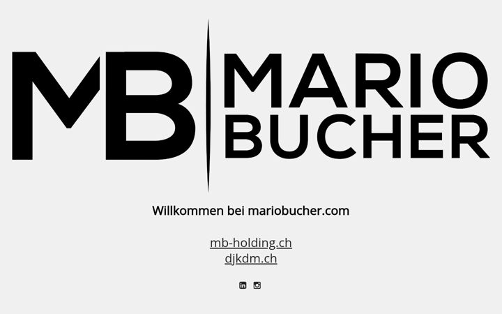Screenshot of mariobucher.com