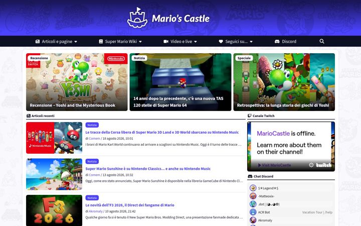 Screenshot of mariocastle.it