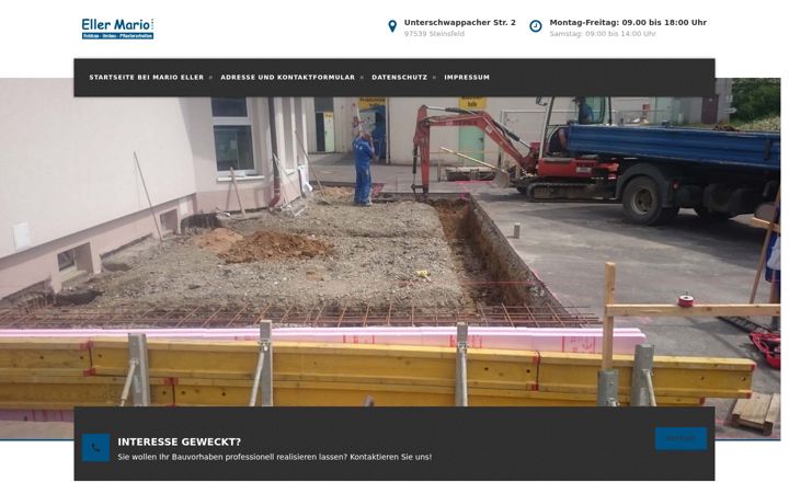Screenshot of marioeller-bau.de