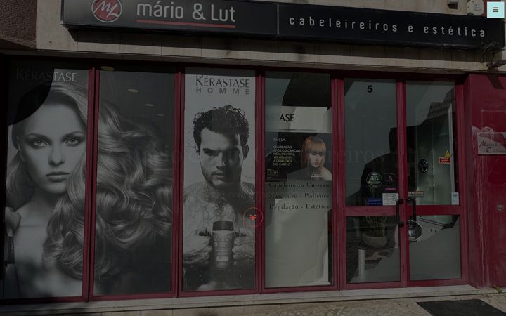 Screenshot of marioelutcabeleireiros.com