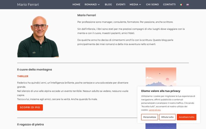 Screenshot of marioferrari.org