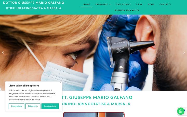 Screenshot of mariogalfano.com