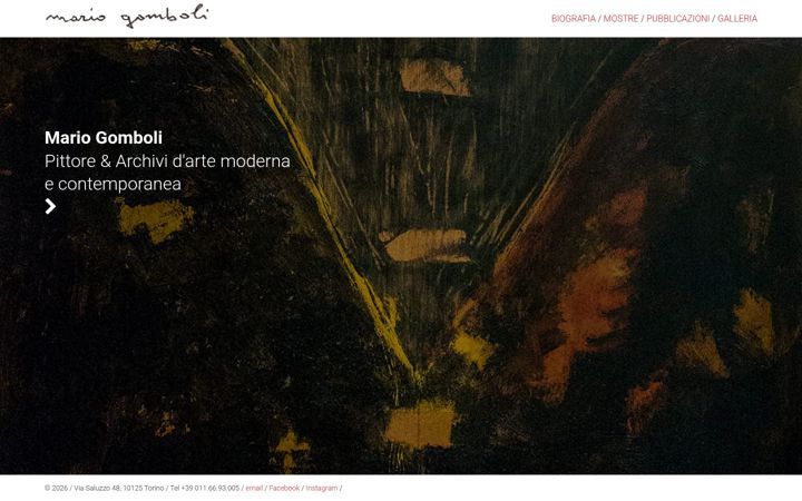 Screenshot of mariogomboli.it