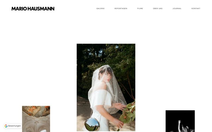 Screenshot of mariohausmannweddings.com