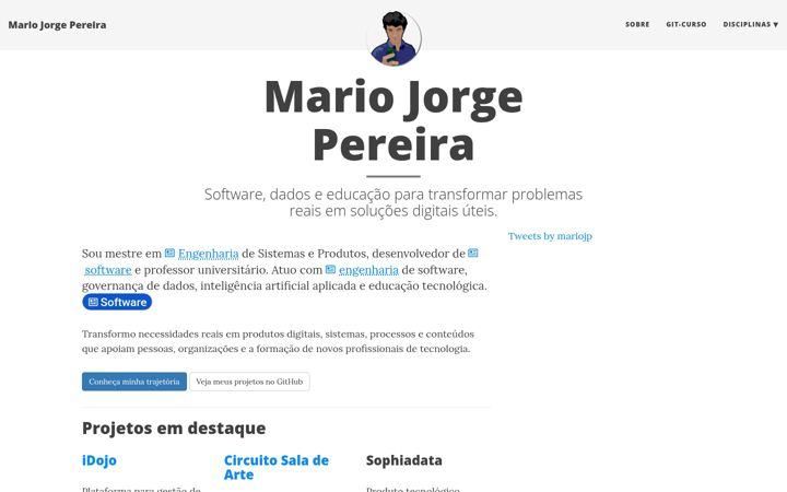 Screenshot of mariojp.com.br
