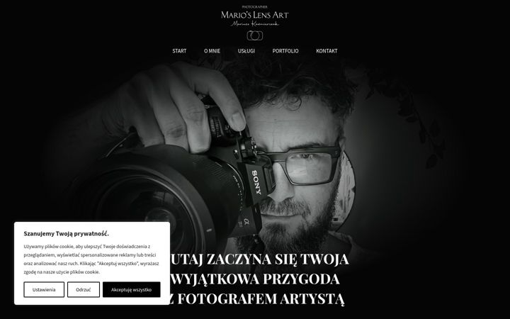 Screenshot of mariolensart.pl