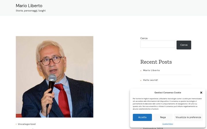 Screenshot of marioliberto.it
