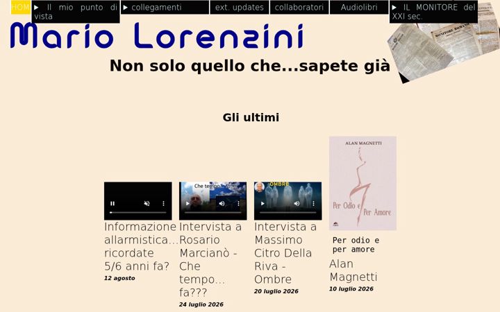 Screenshot of mariolorenzini.it