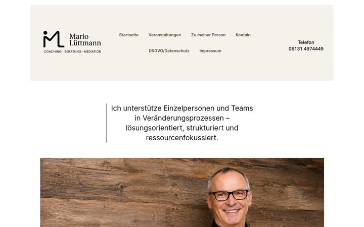 Screenshot of marioluettmann-coaching.de