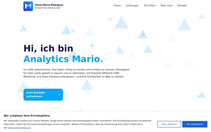 Screenshot of mariomarcorodriguez.de