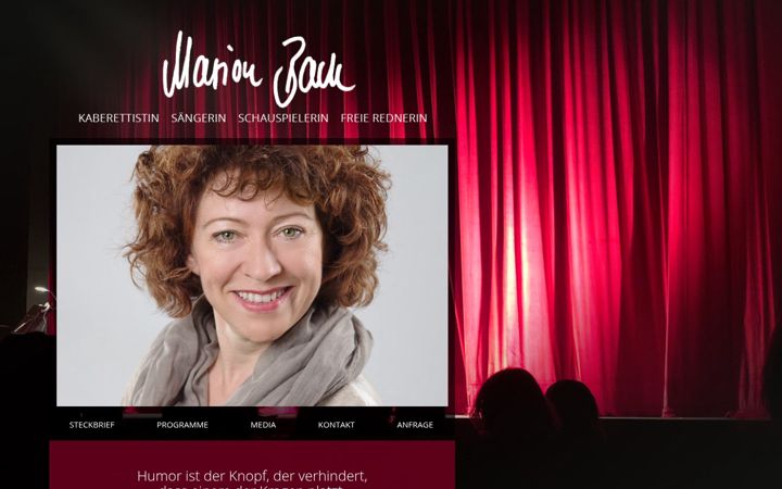 Screenshot of marion-bach.de