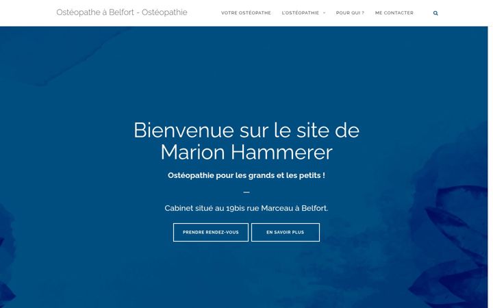Screenshot of marion-hammerer-osteopathe.fr