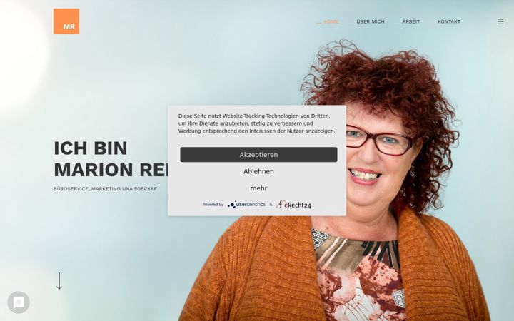 Screenshot of marion-remy.de