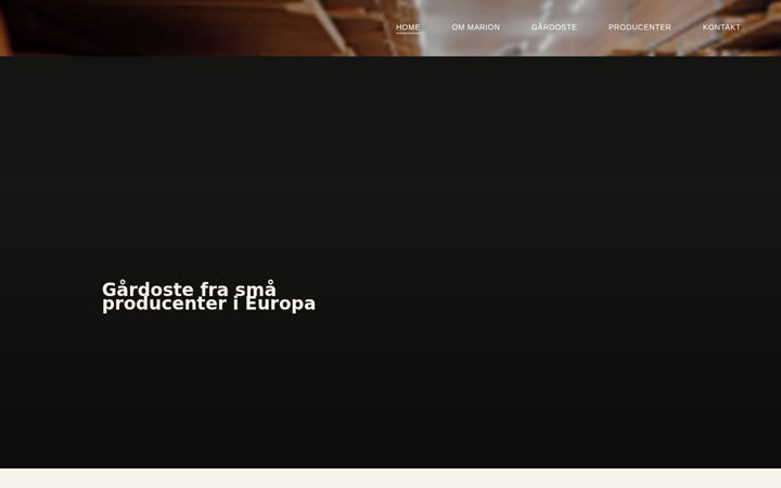 Screenshot of marion.dk