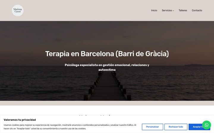 Screenshot of marionagasso.com