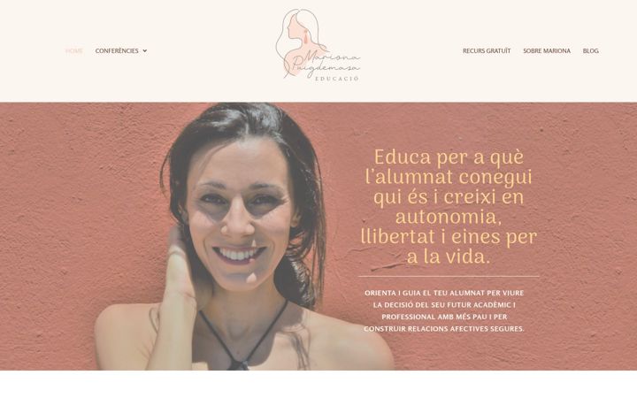 Screenshot of marionapuigdemasa.com