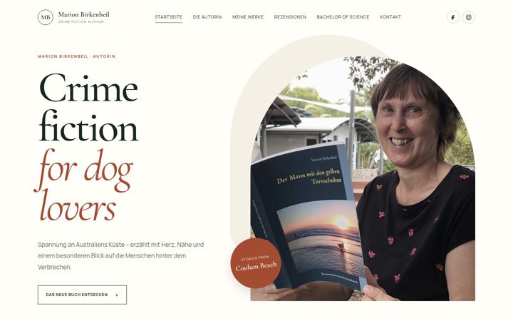 Screenshot of marionbirkenbeil.com
