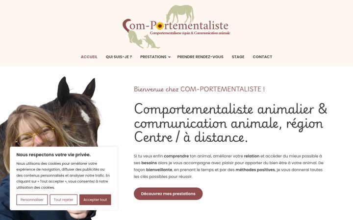 Screenshot of marioncomportementaliste.fr