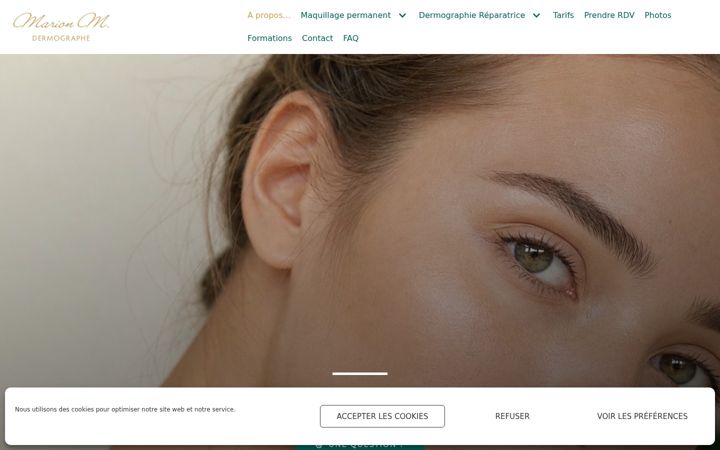Screenshot of marionmbordeaux.com