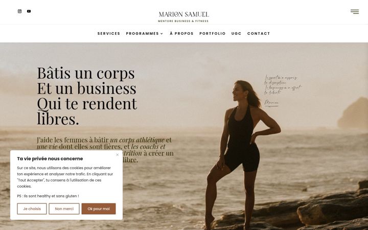 Screenshot of marionsamuel.com
