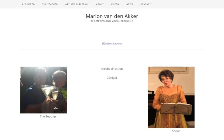 Screenshot of marionvandenakker.com
